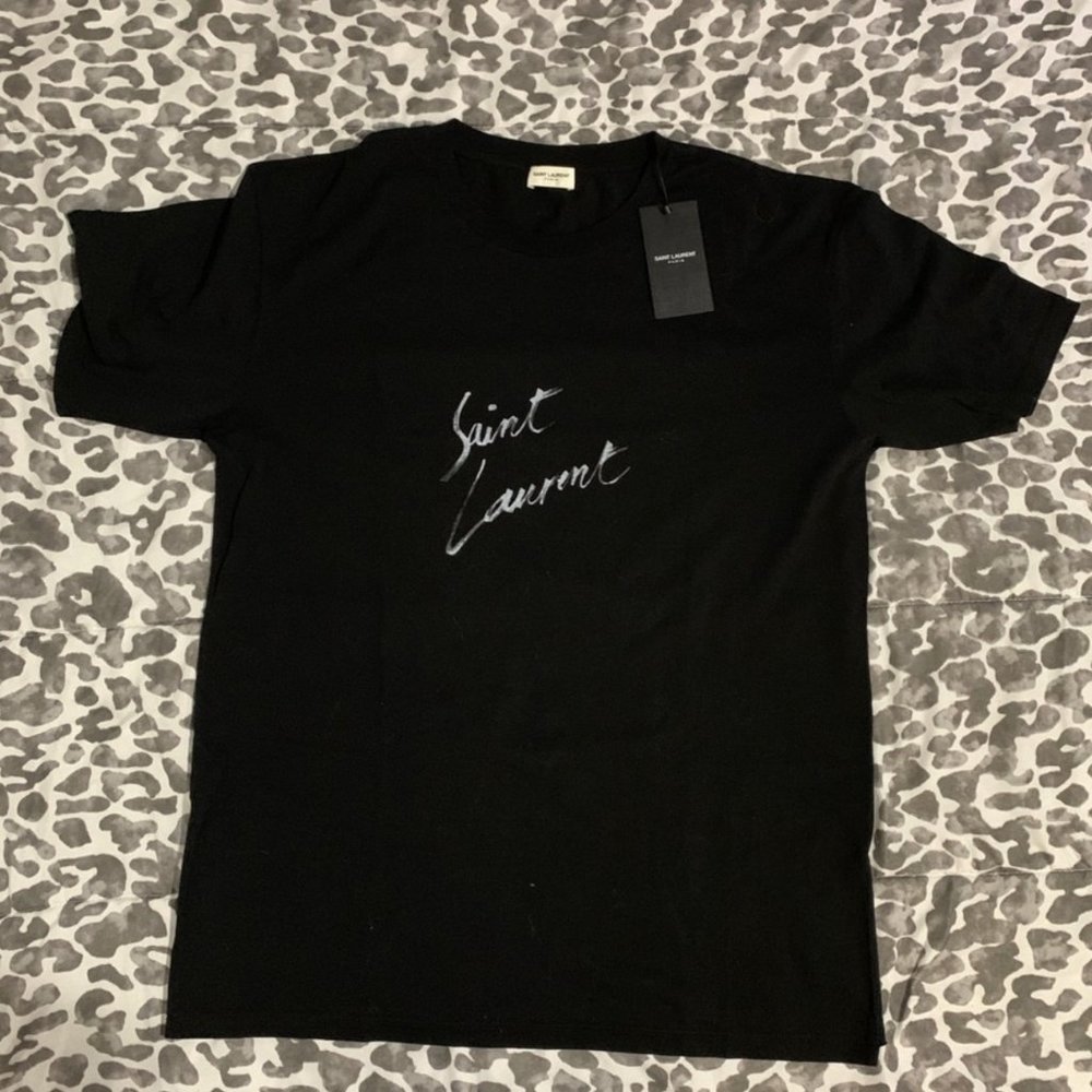 Black Saint Laurent T-Shirt
